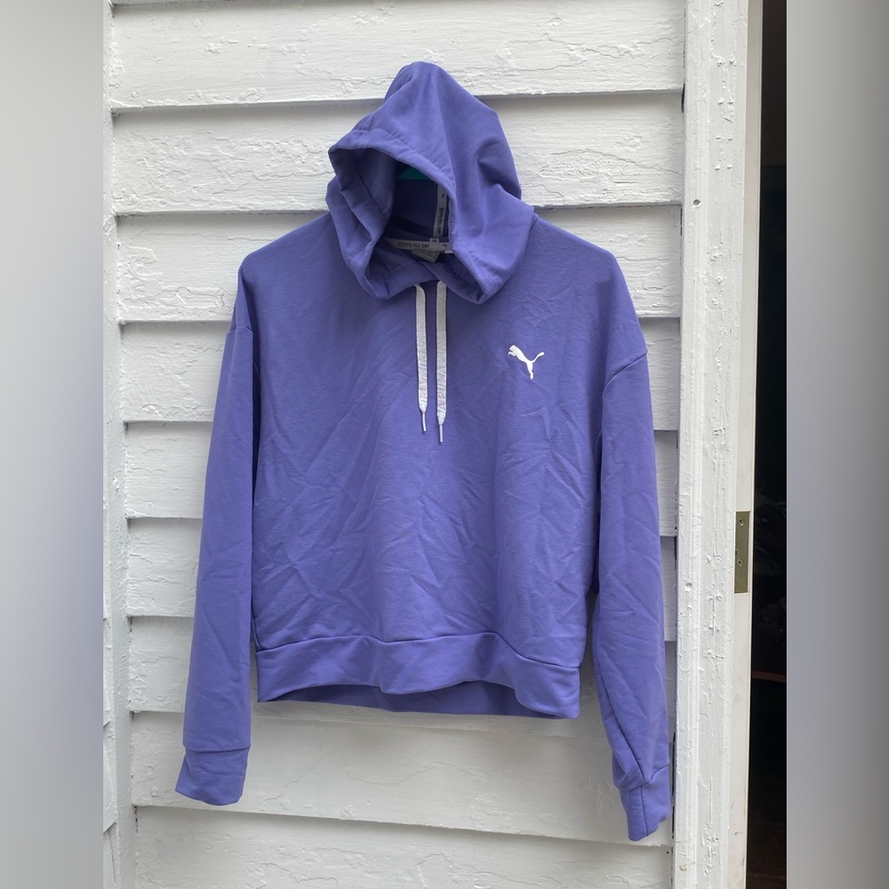Puma Lavender Hoodie with White Accents